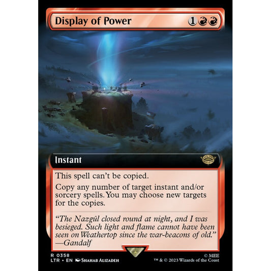 Display of Power, rare, 358, Magic the Gathering, The Lord of the Rings: Tales of Middle-earth