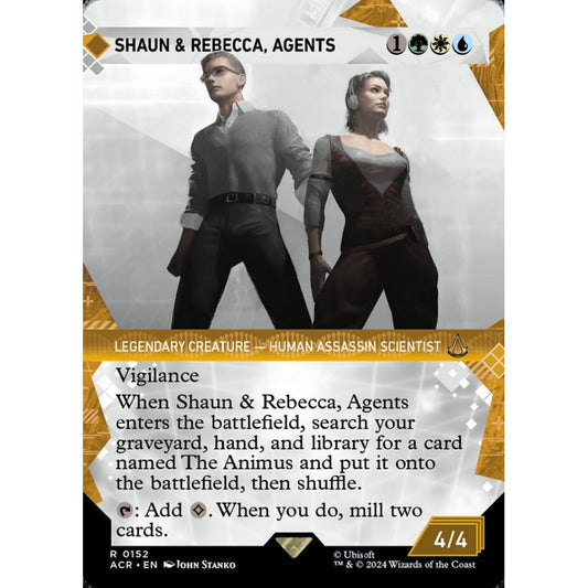Shaun & Rebecca, Agents rare 152 Magic the Gathering Assassin's Creed