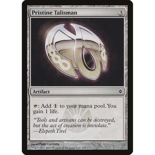 Pristine Talisman common 151 Magic the Gathering New Phyrexia