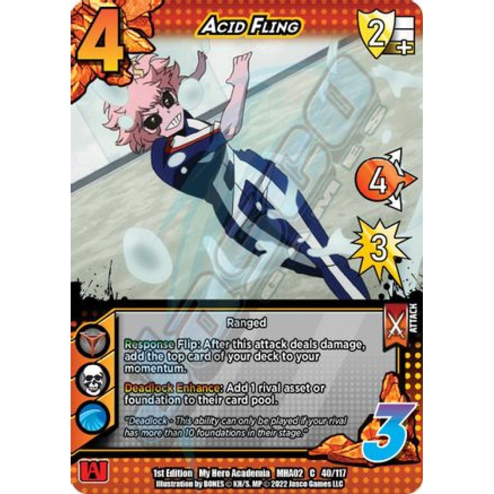 Acid Fling, 40/117, C, UniVersus, MHA02 Crimson Rampage