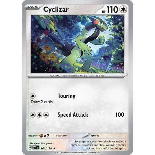 Cyclizar Rare 164/198 Pokemon Card Game Scarlet & Violet