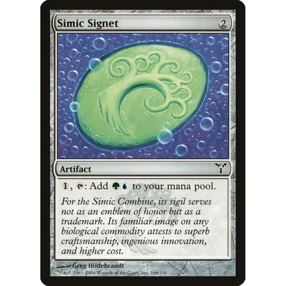 Simic Signet common 166 Magic the Gathering Dissension