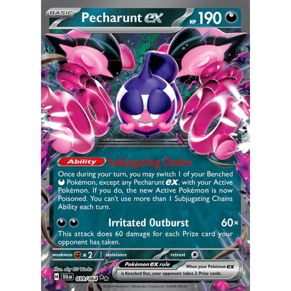 Pecharunt ex Double Rare 039/064 Pokemon Card Game Shrouded Fable