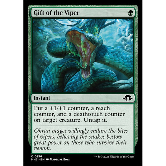 Gift of the Viper, 156, common, Magic: The Gathering, Modern Horizons 3