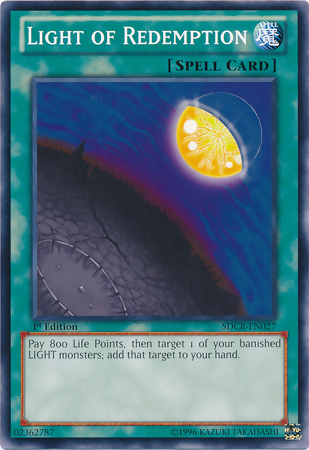Light of Redemption LODT-EN057 Super Super Rare Yu-Gi-Oh Light of Destruction in Art