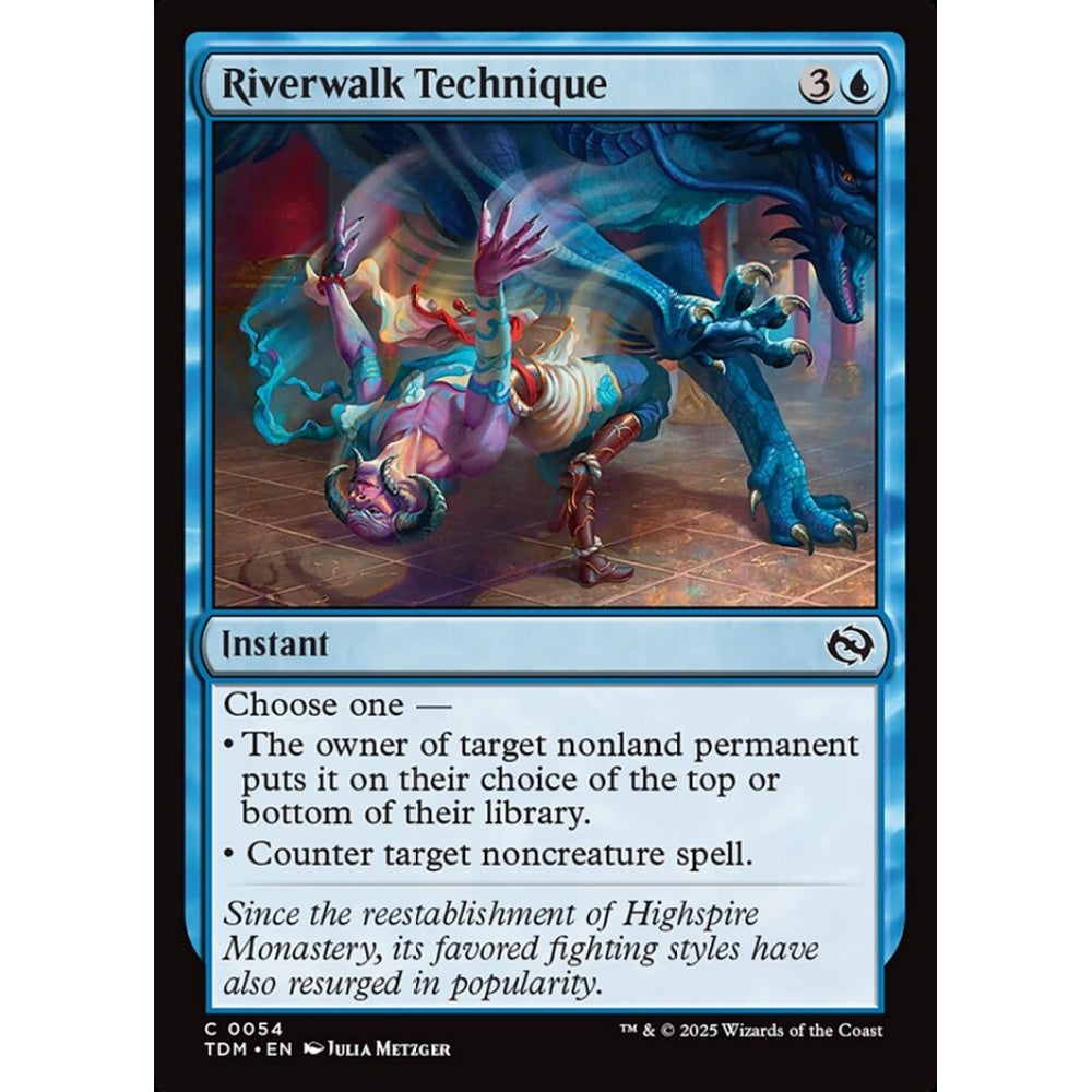 Riverwalk Technique common 54 Magic the Gathering Tarkir: Dragonstorm