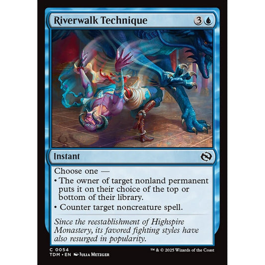 Riverwalk Technique common 54 Magic the Gathering Tarkir: Dragonstorm