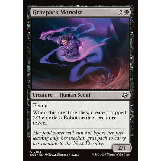 Gravpack Monoist common 104 Magic the Gathering Edge of Eternities