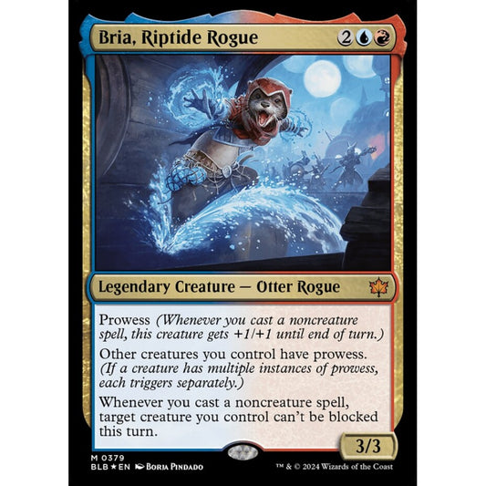 Bria, Riptide Rogue, 379, mythic, Magic: The Gathering, Bloomburrow