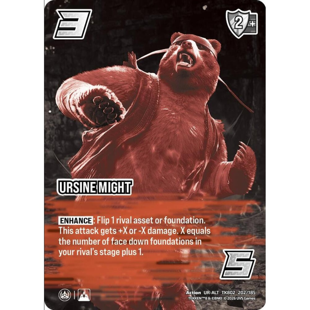 Ursine Might 202/185 TK802 Universus Tekken 8 Action UR-ALT