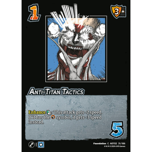 Anti-Titan Tactics, 31/186, AOT02, Universus, Attack on Titan: Origins of Power, Foundation, C