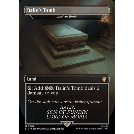 Ancient Tomb, mythic, 387, Magic the Gathering, Tales of Middle-earth Commander