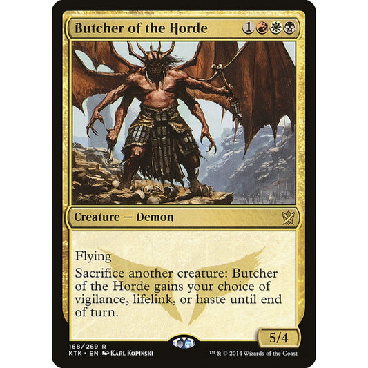 Butcher of the Horde rare 168 Magic the Gathering Khans of Tarkir