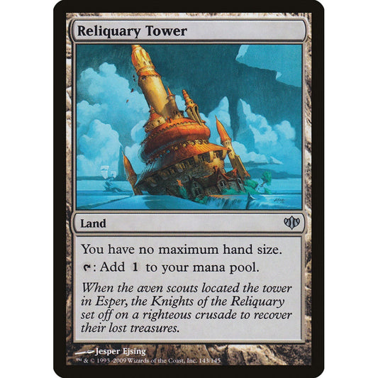 Reliquary Tower uncommon 143 Magic the Gathering Conflux
