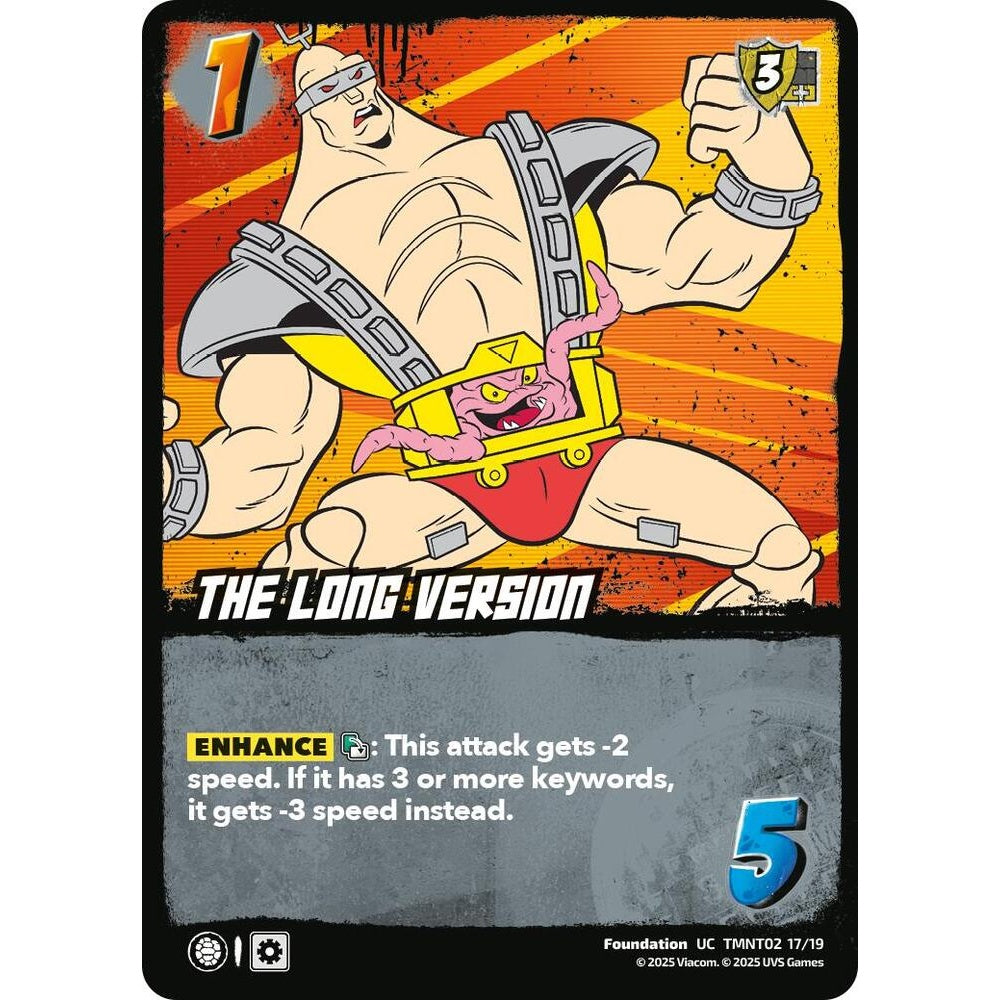The Long Version 17/19 TMNT02 Universus Teenage Mutant Ninja Turtles Starter Deck Foundation UC