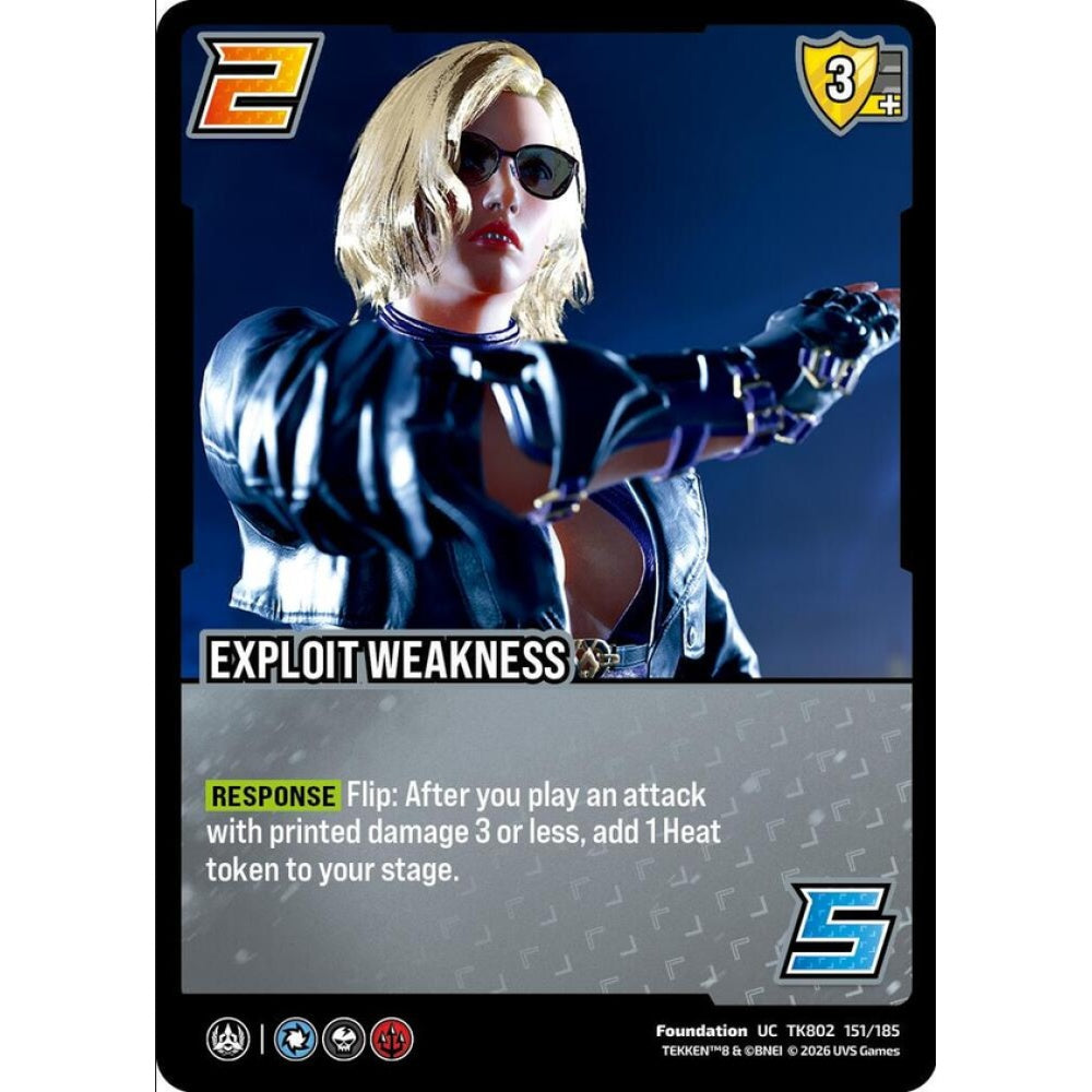 Exploit Weakness 151/185 TK802 Universus Tekken 8 Foundation UC