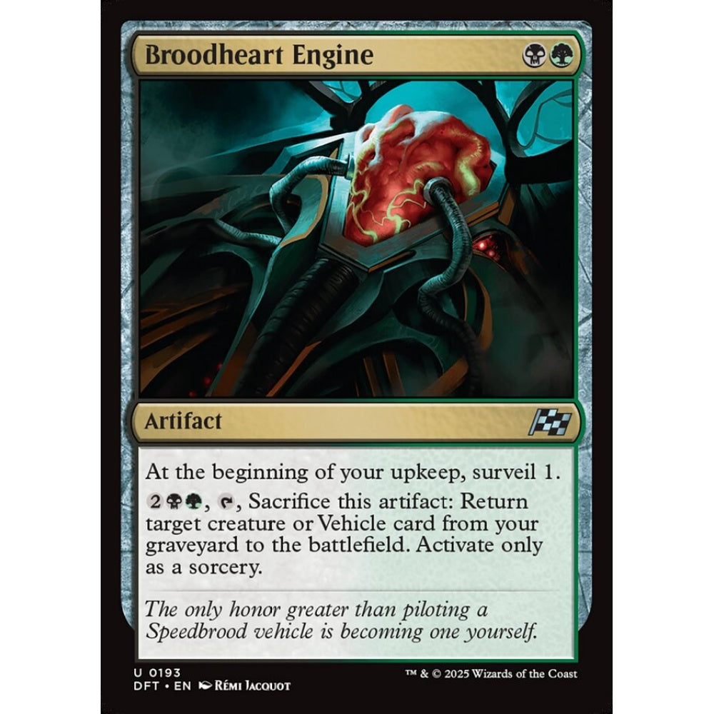 Broodheart Engine, 193, uncommon, Magic: The Gathering, Aetherdrift