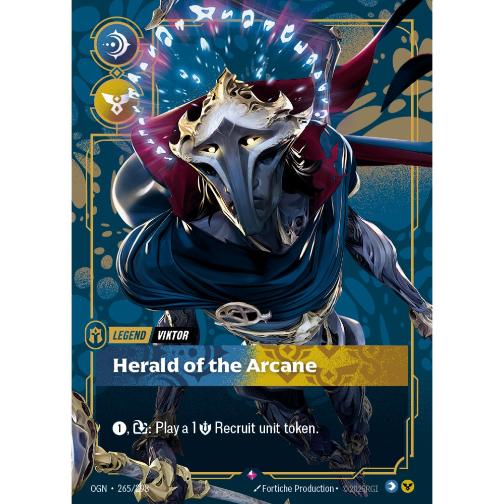 Herald of the Arcane OGN-265/298 Riftbound Card Game Origins Rare
