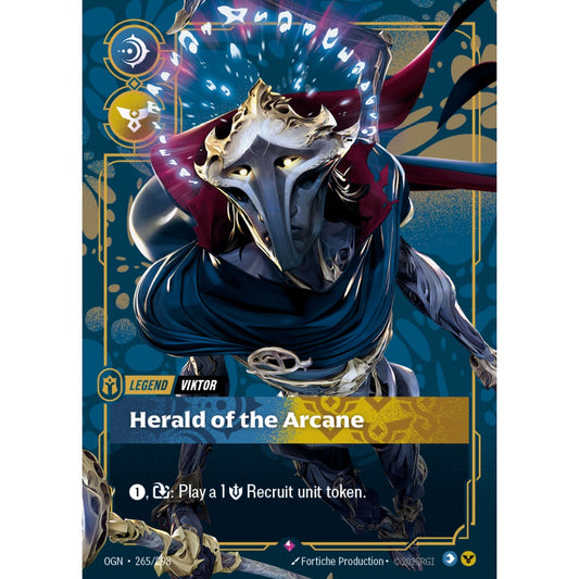 Herald of the Arcane OGN-265/298 Riftbound Card Game Origins Rare