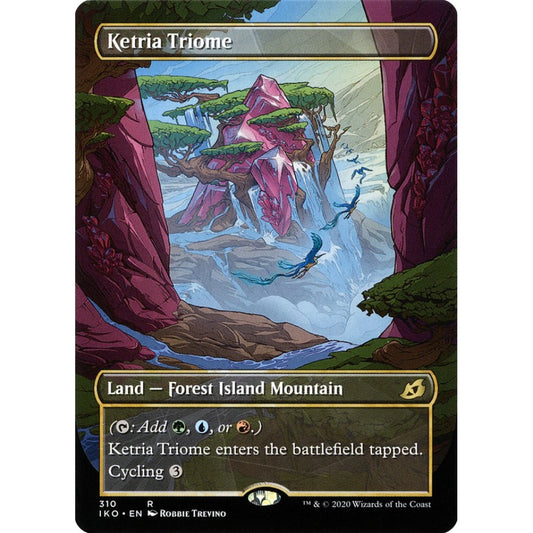 Ketria Triome rare 310 Magic the Gathering Ikoria: Lair of Behemoths