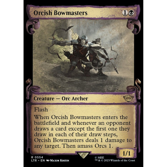 Orcish Bowmasters, rare, 554, Magic the Gathering, The Lord of the Rings: Tales of Middle-earth