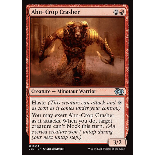 Ahn-Crop Crasher, 514, uncommon, Magic: The Gathering, Foundations Jumpstart