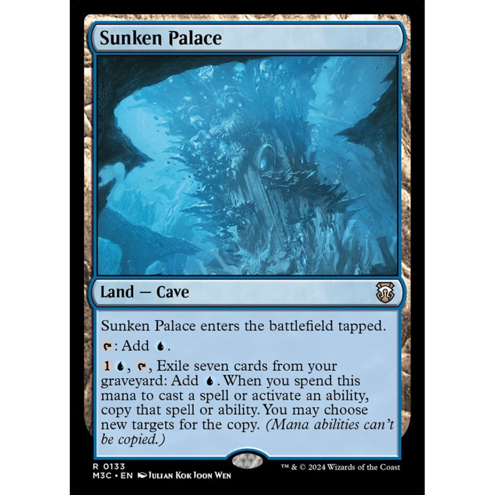 Sunken Palace, 133, rare, Magic: The Gathering, Modern Horizons 3
