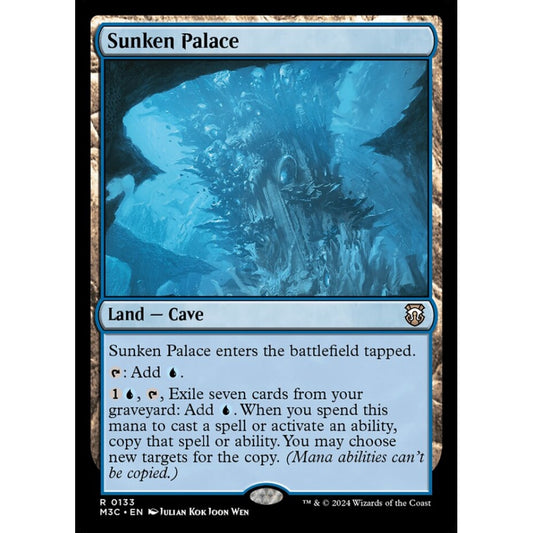 Sunken Palace, 133, rare, Magic: The Gathering, Modern Horizons 3