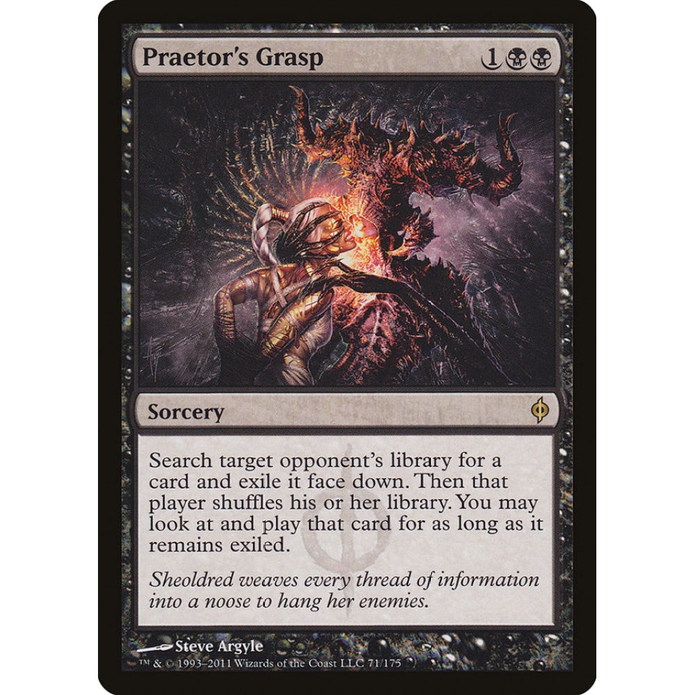 Praetor's Grasp rare 71 Magic the Gathering New Phyrexia