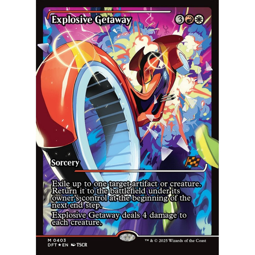 Explosive Getaway, 403, mythic, Magic: The Gathering, Aetherdrift