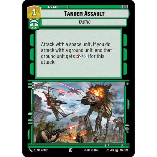 Tandem Assault, C, JTL 124), Star Wars Unlimited