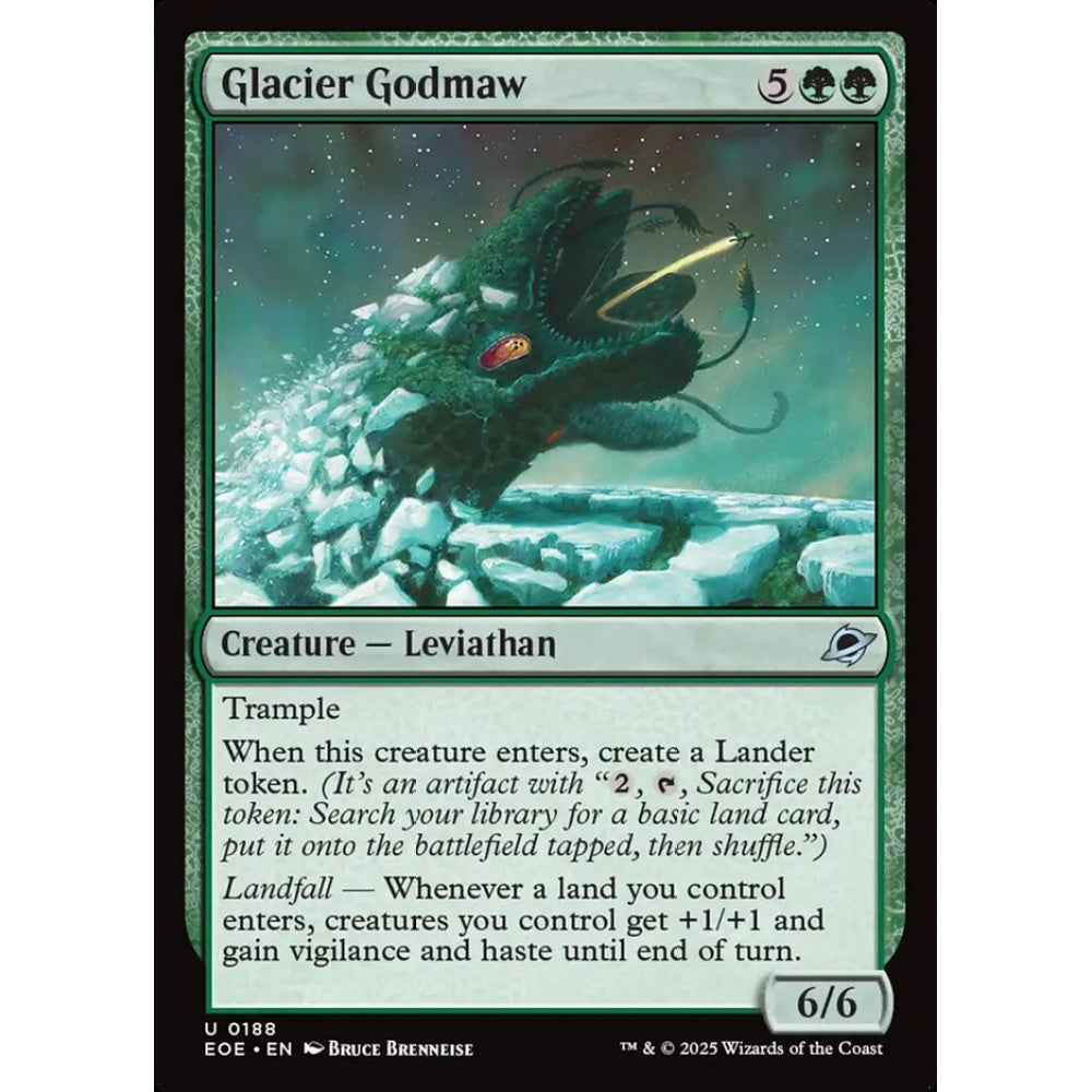 Glacier Godmaw uncommon 188 Magic the Gathering Edge of Eternities