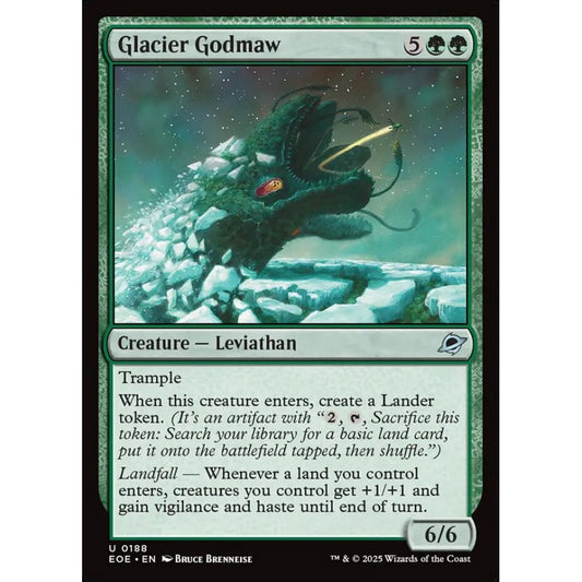 Glacier Godmaw uncommon 188 Magic the Gathering Edge of Eternities