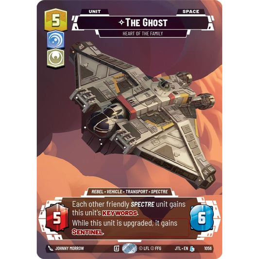 The Ghost, L, JTL 1056) Prestige Foil, Star Wars Unlimited