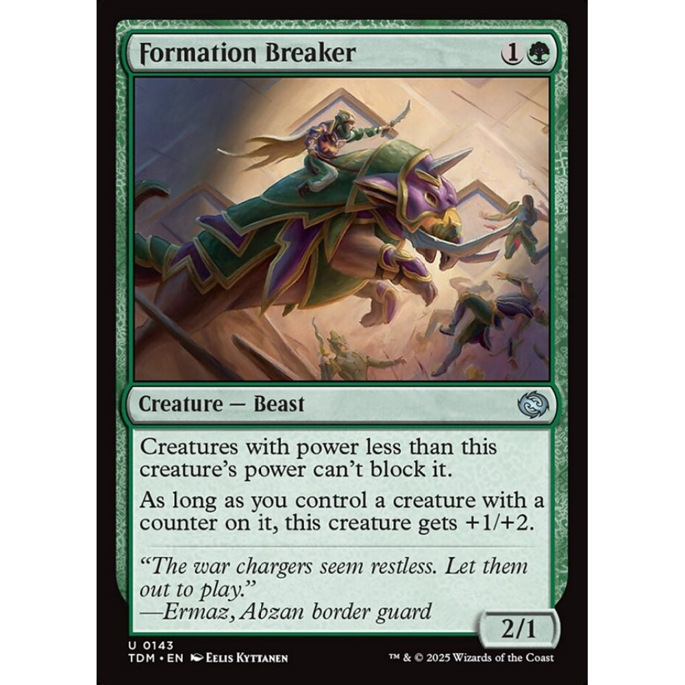 Formation Breaker uncommon 143 Magic the Gathering Tarkir: Dragonstorm