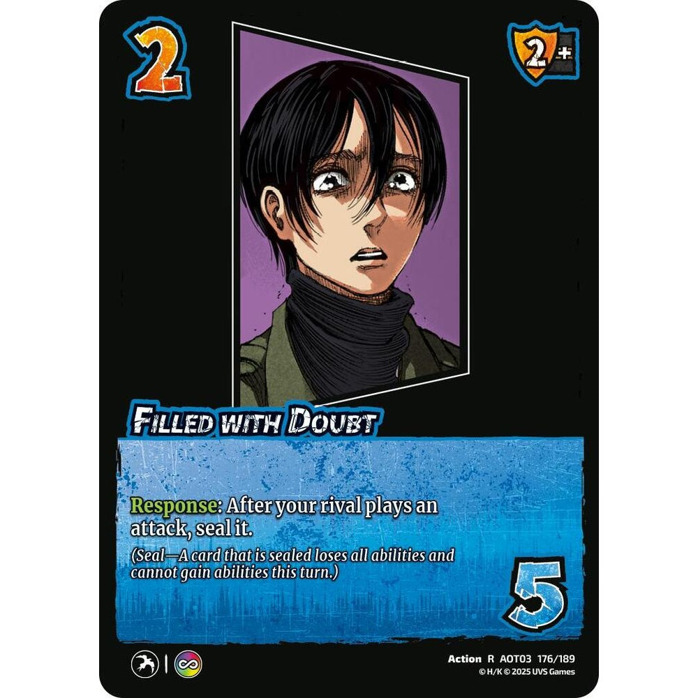 Filled with Doubt 176/189 AOT03 Universus Attack on Titan: Apocalypse Action R