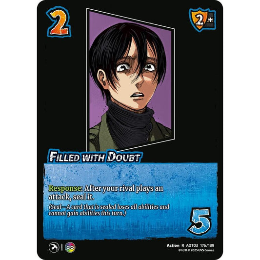 Filled with Doubt 176/189 AOT03 Universus Attack on Titan: Apocalypse Action R