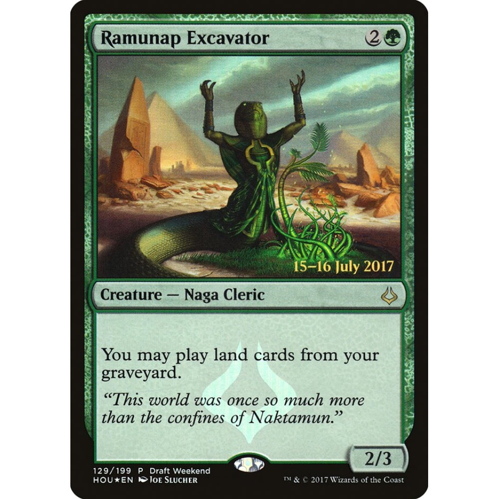 Ramunap Excavator rare 129 Magic the Gathering Hour of Devastation Promos