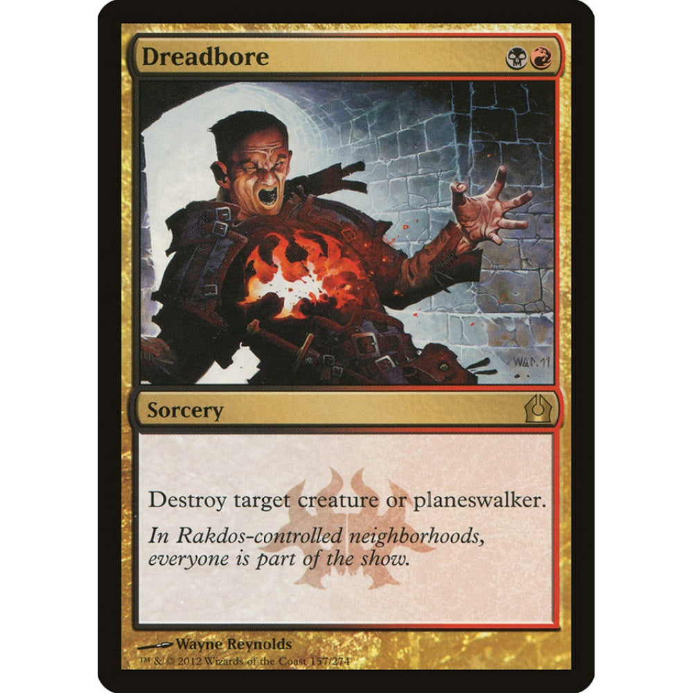 Dreadbore rare 157 Magic the Gathering Return to Ravnica