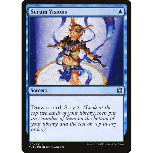 Serum Visions uncommon 120 Magic the Gathering Conspiracy: Take the Crown