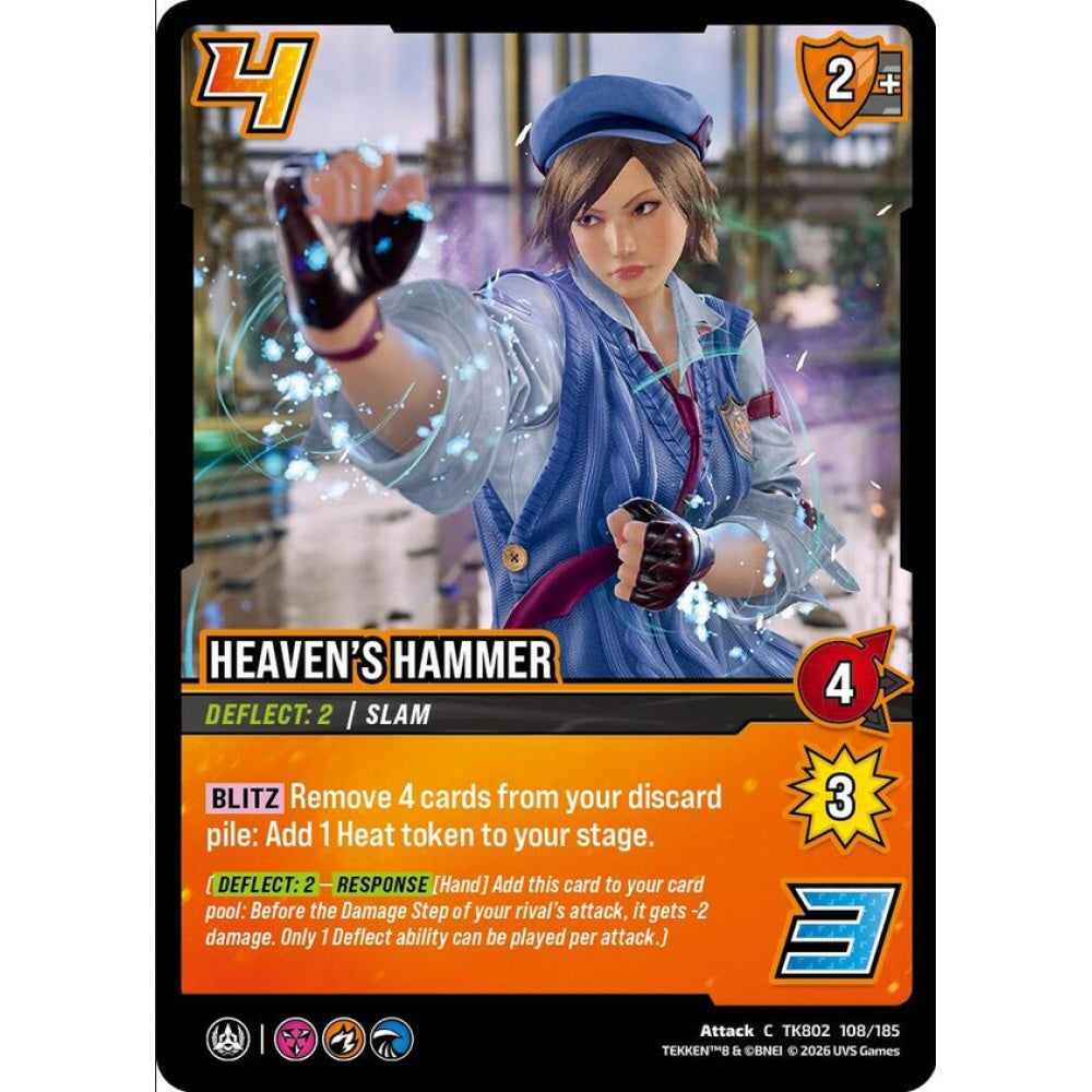 Heaven's Hammer 108/185 TK802 Universus Tekken 8 Attack C