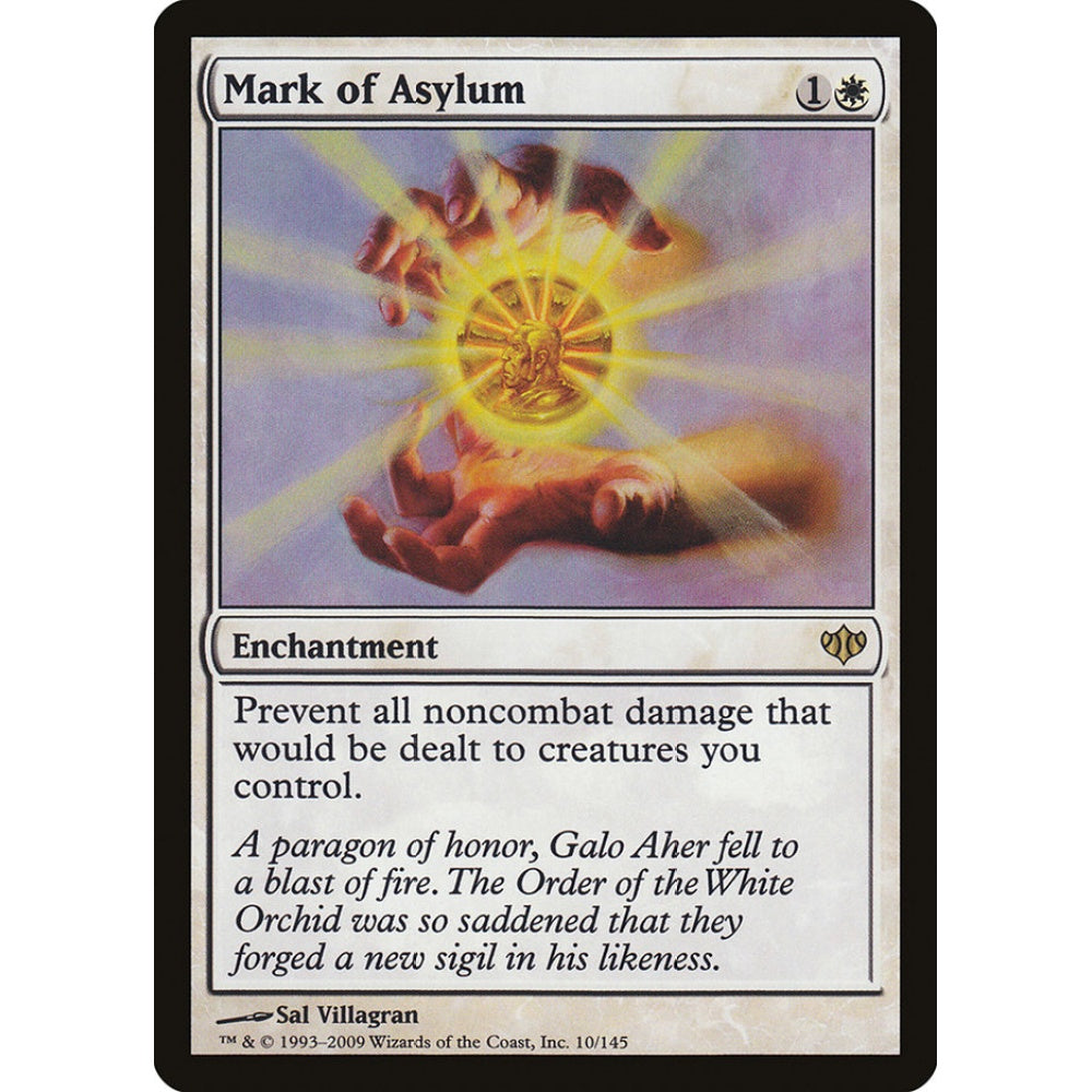 Mark of Asylum rare 10 Magic the Gathering Conflux