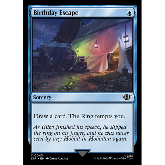 Birthday Escape, common, 43, Magic the Gathering, The Lord of the Rings: Tales of Middle-earth