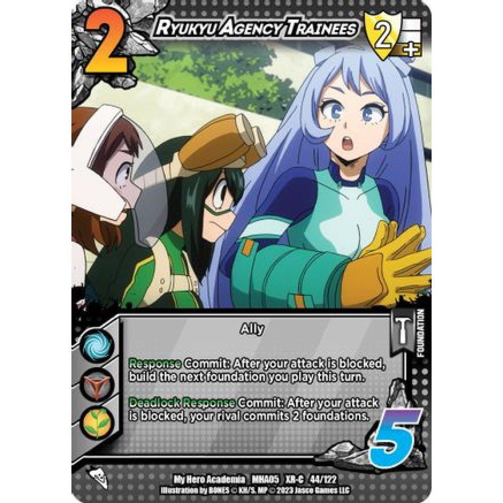 Ryuku Agency Trainees, 44/122, XR-C, UniVersus, MHA05 Undaunted Raid