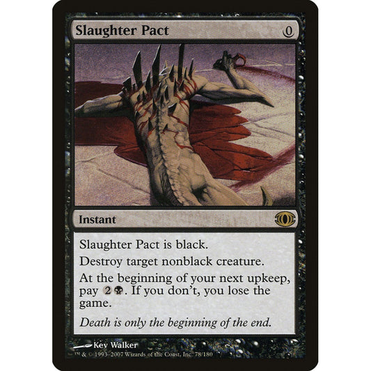 Slaughter Pact rare 78 Magic the Gathering Future Sight
