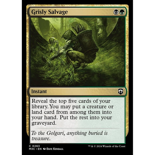Grisly Salvage, 263, common, Magic: The Gathering, Modern Horizons 3