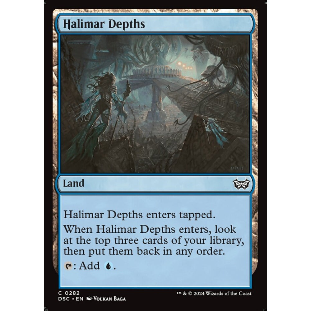 Halimar Depths, 282, common, Magic: The Gathering, Duskmourn: House of Horror