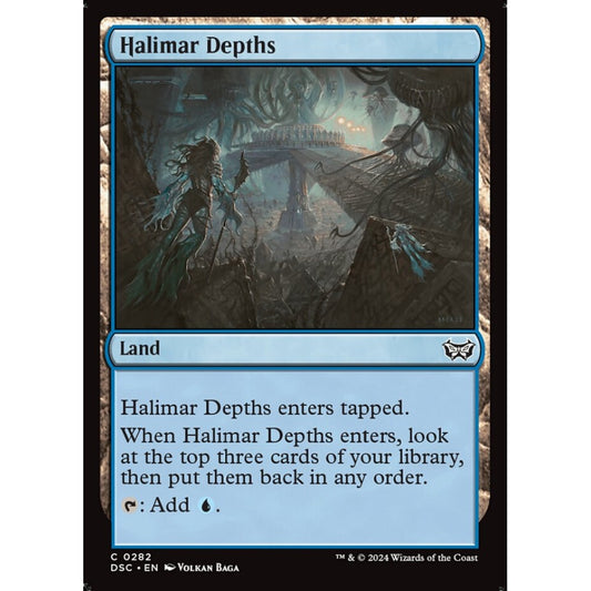 Halimar Depths, 282, common, Magic: The Gathering, Duskmourn: House of Horror