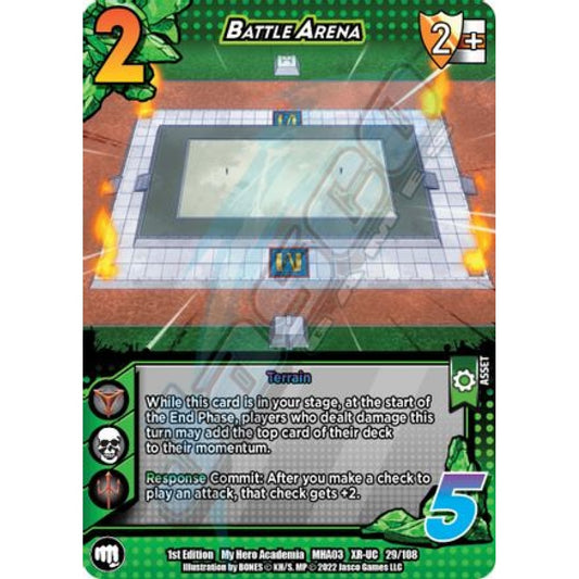 Battle Arena, 29/108, XR-UC, UniVersus, MHA03 Heroes Clash