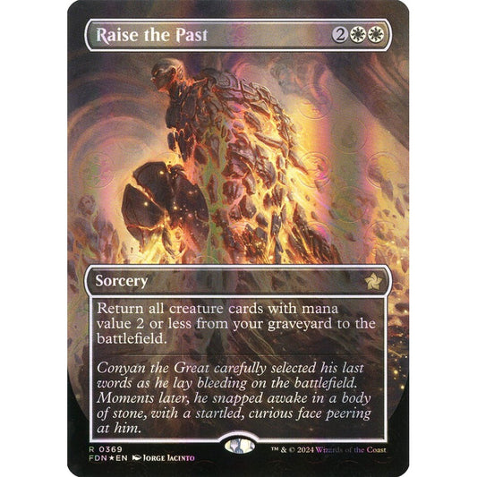 Raise the Past, 369, rare, Magic: The Gathering, Foundations